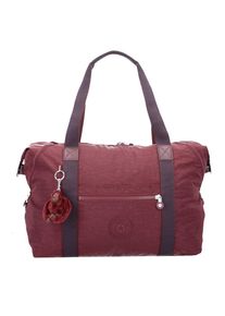 Kipling, Damen Weekender 'Basic Plus Art M', Karminrot