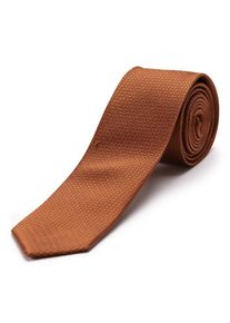Selected Homme, Herren Krawatte Seiden -, Braun / Orange
