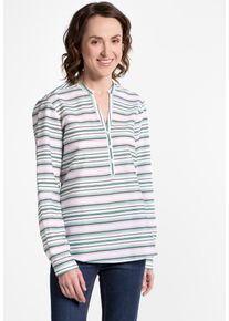 Eterna, Damen Bluse 'MODERN', Gr&uuml;n / Dunkellila / Rosa / Wei&szlig;