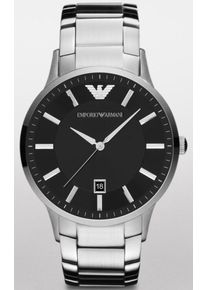 Emporio Armani, Herren Quarzuhr 'AR2457', Schwarz / Silber