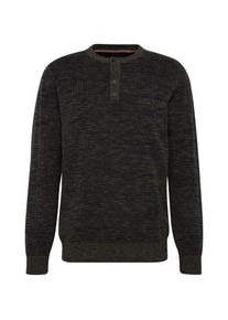 Tom Tailor, Herren Pullover, Navy / Oliv