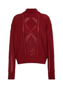 Pepe Jeans, Damen Strickpullover 'HELAH', Dunkelrot