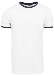 Urban Classics, Herren T-Shirt, Navy / Wei&szlig;