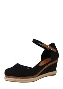Tommy Hilfiger, Damen Sandalette 'ICONIC ELBA', Schwarz