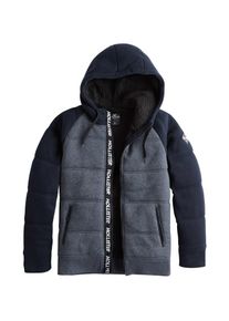 Hollister, Herren Sweatshirt 'T5 ELEVATED COZY LINED FZ EXT', Navy