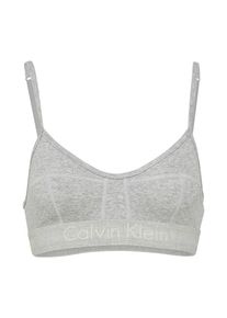 Calvin Klein Underwear, Damen Bustier 'UNLINED BRALETTE', Grau
