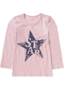 Eat ants by Sanetta, M&auml;dchen Langarmshirt f&uuml;r M&auml;dchen Stern, Rosa