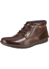 Pikolinos, Herren Schnürstiefeletten 'SANTIAGO M7B', Braun / Dunkelbraun / Basaltgrau / Pastellorange