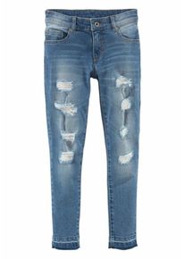 Arizona, M&auml;dchen 7/8-Jeans, Blue Denim