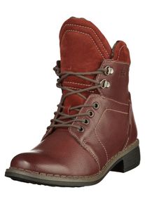 Josef Seibel, Damen Stiefelette, Rostrot / Weinrot
