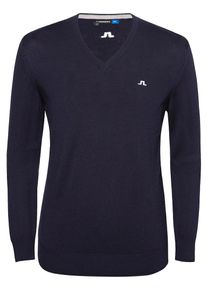 J. Lindeberg J.Lindeberg, Herren Merino-Strickpullover 'Lymann Tour', Blau