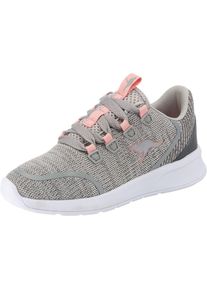 Kangaroos, M&auml;dchen Sneakers 'Kf Lock', Graumeliert / Lachs