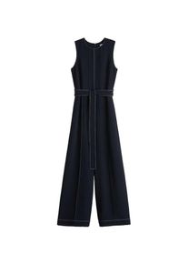 Mango, Damen Overall 'Higo', Navy / Taupe