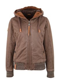 Naketano, Damen Jacke 'Rülpsen, Schmatzen, Furzen', Braun