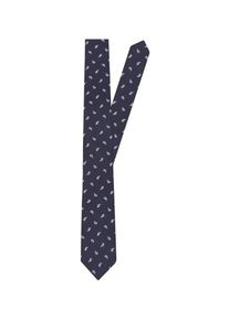 Seidensticker, Herren Krawatte 'Slim', Navy / Hellblau / Weiß