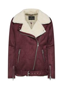 Review, Damen Jacke 'Shearling', Bordeaux