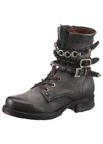 A.S.98, Damen Bikerboots, Dunkelgrau