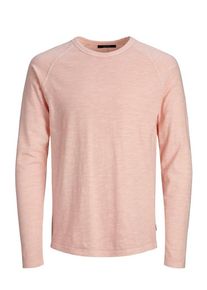Jack & Jones JACK & JONES, Herren Shirt 'Jprdrew Bla. Tee LS Crew Neck', Hellpink