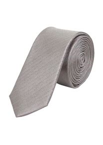 s.Oliver BLACK LABEL, Herren Krawatte, Grau / Pitaya