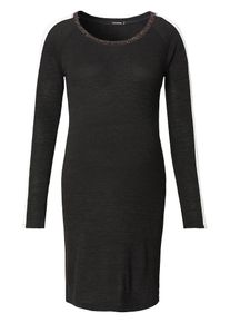 Supermom, Damen Kleid 'Black Ribbing', Schwarz