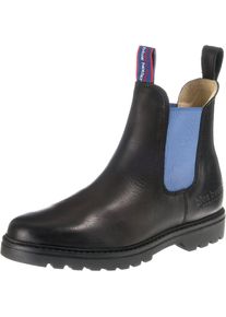 Blue Heeler, Damen Chelsea Boots 'Jackaroo', Himmelblau / Hellblau / Rot / Schwarz / Weiß