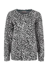 TRIANGLE, Damen Sweatshirt, Schwarz / Wei&szlig;