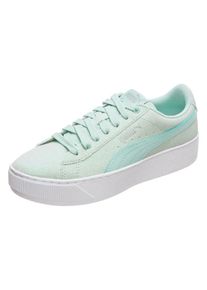 Puma, M&auml;dchen Sneaker 'Vikky Platform Glitz', Mint