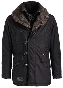 Khujo, Herren Jacke 'PHILO WITH INNER JACKET', Schwarz