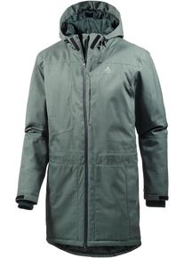 O.C.K. OCK, Herren Parka , Grau / Grün