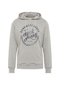Jack & Jones JACK & JONES, Herren Sweatshirt 'ART MULLER', Graumeliert / Schwarz