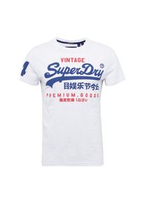 Superdry, Herren Shirt 'Premium Goods Duo Lite', Blau / Rot / Weiß