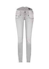 Herrlicher, Damen Jeans 'Pitch Slim Denim Black Comfort +', Grau