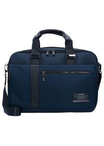 Samsonite, Herren Openroad Aktentasche Leder 45 cm Laptopfach, Blau
