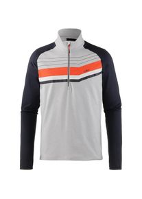 CMP, Herren Shirt, Grau / Orangerot / Schwarzmeliert