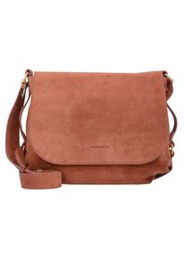 Coccinelle, Damen Umhängetasche 'Alpha Suede', Rostbraun