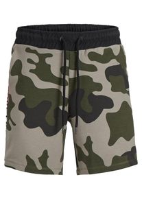Jack & Jones JACK & JONES, Herren Sweatshorts, Schwarz