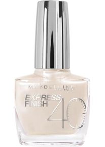 Maybelline New York, Damen 'Nagellack Express Finish Shock Control', Nagellack, Perlwei&szlig;