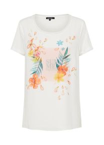 More & More MORE & MORE, Damen T-Shirt, Mischfarben / Weiß
