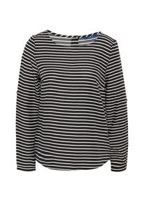 Tom Tailor, Damen Bluse, Schwarz / Weiß