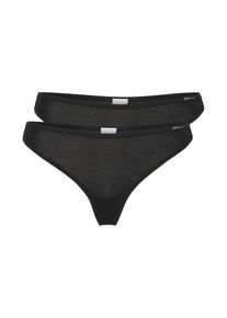 Skiny, Damen String 'Advantage Cotton', Schwarz
