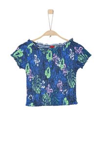 s.Oliver Junior, M&auml;dchen Shirt, Blau / Gr&uuml;n / Hellpink