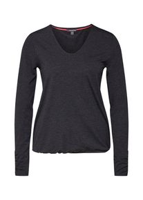 Street One, Damen Shirt, Anthrazit / Graumeliert