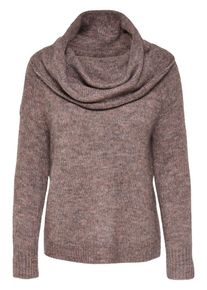 Only, Damen Strickpullover 'ONLBergen', Braun