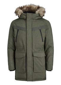 Jack & Jones JACK & JONES, Herren Parka, Dunkelgr&uuml;n