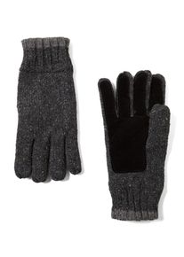 Tom Tailor, Herren Handschuhe, Schlammfarben / Schwarzmeliert