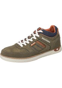 Dockers by Gerli, Herren Sneaker, Braun / Gr&uuml;n / Oliv