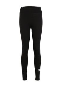 Puma, Damen Leggings 'Ess No.1', Silbergrau / Schwarz