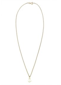 Elli Premium, Damen Halskette 'Anker', Gold