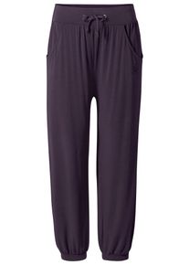YOGISTAR.COM, Damen Yoga-hose 'Relaxed', Aubergine
