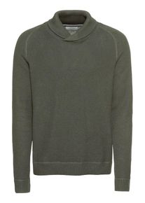 Jack & Jones JACK & JONES, Herren Pullover 'JORTONY KNIT SHAWL NECK', Dunkelgrün